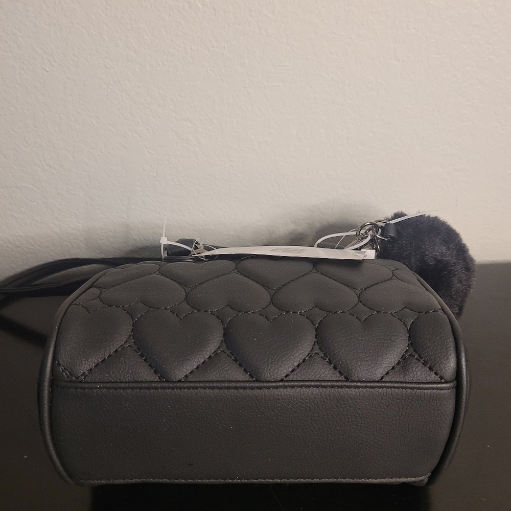 Betsey Johnson Black Quilted Handbag - Picture 5 of 5